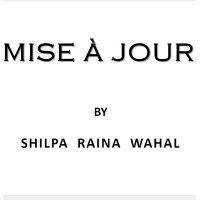 'MISE A''​ JOUR by Shilpa Raina Wahal' logo, 'MISE A''​ JOUR by Shilpa Raina Wahal' contact details