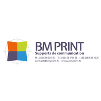 BM Print logo, BM Print contact details