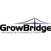 GrowBridge logo, GrowBridge contact details