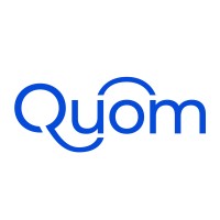 QUOM logo, QUOM contact details