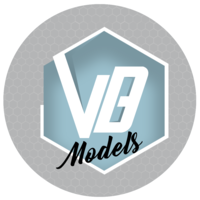 VBModels logo, VBModels contact details