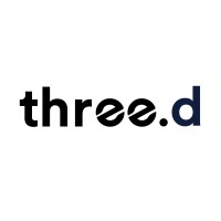 three.d logo, three.d contact details