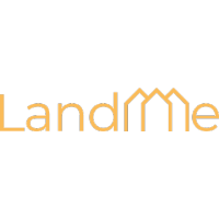 LandMe.id logo, LandMe.id contact details