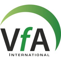 VfA-International logo, VfA-International contact details