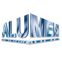 AluMen logo, AluMen contact details