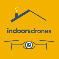 IndoorsDrones logo, IndoorsDrones contact details