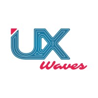 UX Waves logo, UX Waves contact details