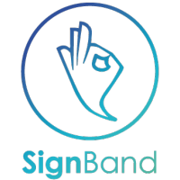 SignBand logo, SignBand contact details