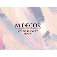 M.DECOR logo, M.DECOR contact details