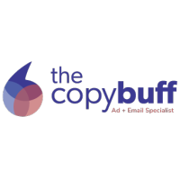 The Copy Buff logo, The Copy Buff contact details