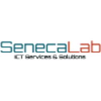 SenecaLab logo, SenecaLab contact details