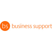 bs - business support logo, bs - business support contact details