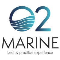 O2 Marine logo, O2 Marine contact details