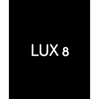 LUX8 logo, LUX8 contact details