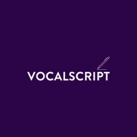 VocalScript logo, VocalScript contact details