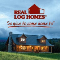 Real Log Homes logo, Real Log Homes contact details