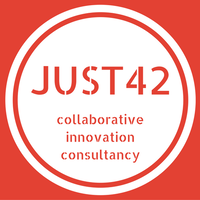 JUST42 logo, JUST42 contact details