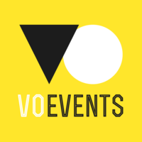 VoEvents logo, VoEvents contact details