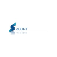 eCont logo, eCont contact details