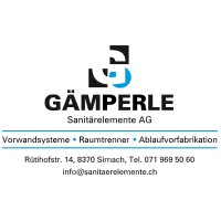 Gämperle Sanitärelemente AG logo, Gämperle Sanitärelemente AG contact details