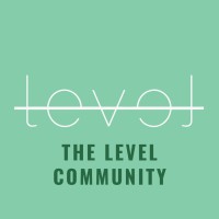 The LEVEL Community logo, The LEVEL Community contact details