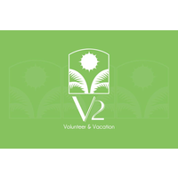 V2 Volunteer & Vacation logo, V2 Volunteer & Vacation contact details