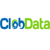 ClobData logo, ClobData contact details