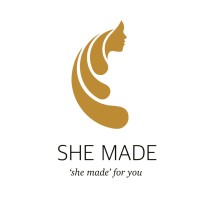 SheMade logo, SheMade contact details