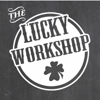 The Lucky Workshop logo, The Lucky Workshop contact details