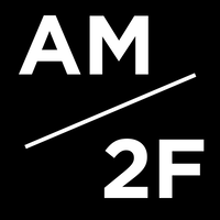 AM2F logo, AM2F contact details