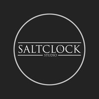 SaltClockStudio logo, SaltClockStudio contact details