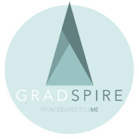 GradSpire logo, GradSpire contact details