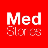 MedStories logo, MedStories contact details