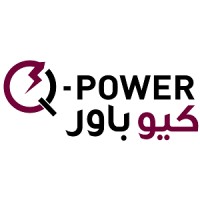 QPower logo, QPower contact details