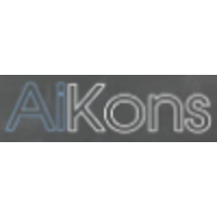 AiKons logo, AiKons contact details