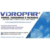 VIDROPAR ESQUADRIAS E FACHADAS logo, VIDROPAR ESQUADRIAS E FACHADAS contact details