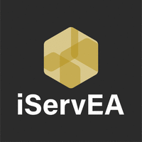 iServEA logo, iServEA contact details