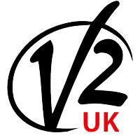 V2 UK logo, V2 UK contact details