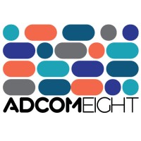 AdCom8 logo, AdCom8 contact details