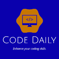 Code Daily logo, Code Daily contact details