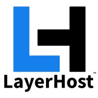 LayerHost logo, LayerHost contact details