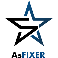 AsFIXER logo, AsFIXER contact details