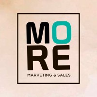 MORE - Marketing and sales logo, MORE - Marketing and sales contact details