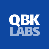 QBK LABS logo, QBK LABS contact details