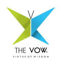 The Vows logo, The Vows contact details