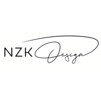 NZK Design logo, NZK Design contact details