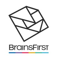 BrainsFirst logo, BrainsFirst contact details