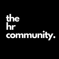 The HR Community logo, The HR Community contact details