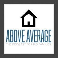 Above Average: The podcast for big families. logo, Above Average: The podcast for big families. contact details