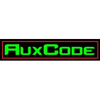 AuxCode logo, AuxCode contact details